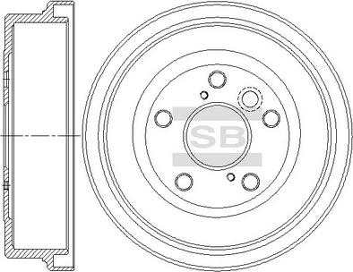 Hi-Q SD4685 - Tambur frana aaoparts.ro