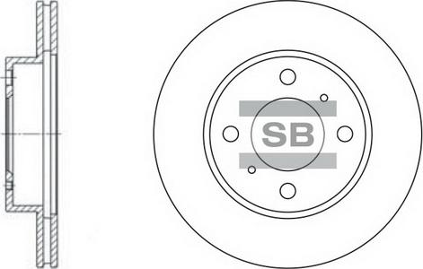 Hi-Q SD4303 - Disc frana aaoparts.ro
