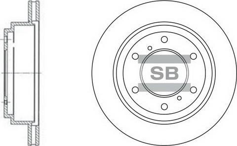 Hi-Q SD4307 - Disc frana aaoparts.ro