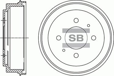 Hi-Q SD4327 - Tambur frana aaoparts.ro