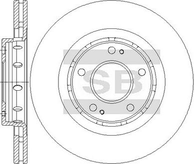Hi-Q SD4371 - Disc frana aaoparts.ro