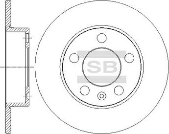 Hi-Q SD5402 - Disc frana aaoparts.ro