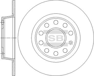 Hi-Q SD5411 - Disc frana aaoparts.ro