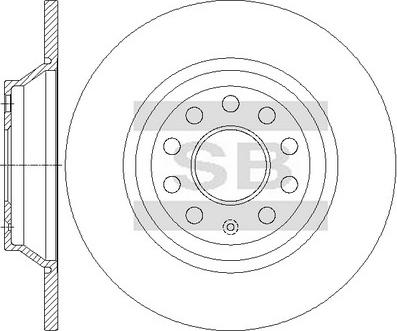 Hi-Q SD5438 - Disc frana aaoparts.ro