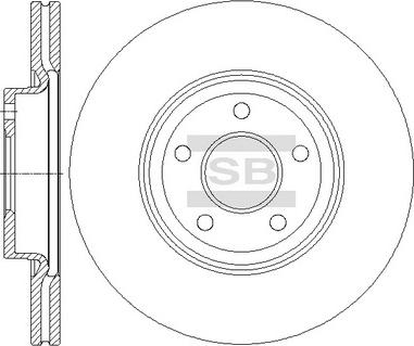 Hi-Q SD5313 - Disc frana aaoparts.ro
