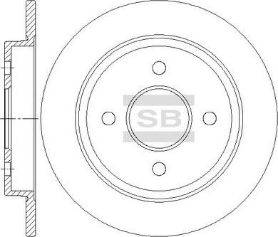 Hi-Q SD5338 - Disc frana aaoparts.ro
