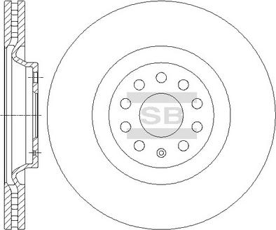 Hi-Q SD5701 - Disc frana aaoparts.ro