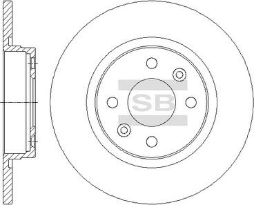 Hi-Q SD3049 - Disc frana aaoparts.ro