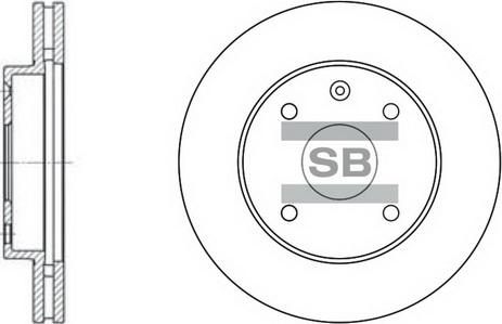 Hi-Q SD3017 - Disc frana aaoparts.ro