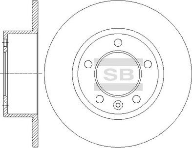 Hi-Q SD3075 - Disc frana aaoparts.ro