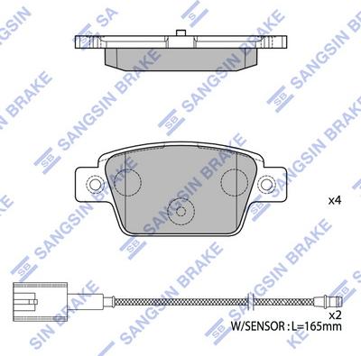 Hi-Q SP4415 - Set placute frana,frana disc aaoparts.ro