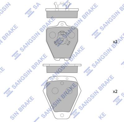 Hi-Q SP4048 - Set placute frana,frana disc aaoparts.ro