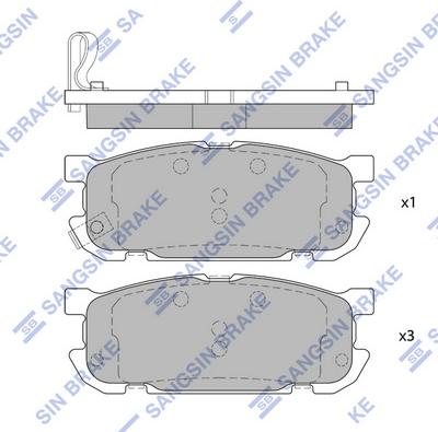 Hi-Q SP4071 - Set placute frana,frana disc aaoparts.ro