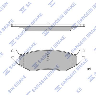 Hi-Q SP4169 - Set placute frana,frana disc aaoparts.ro