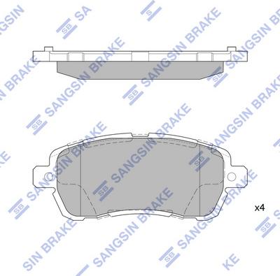 Hi-Q SP4138 - Set placute frana,frana disc aaoparts.ro