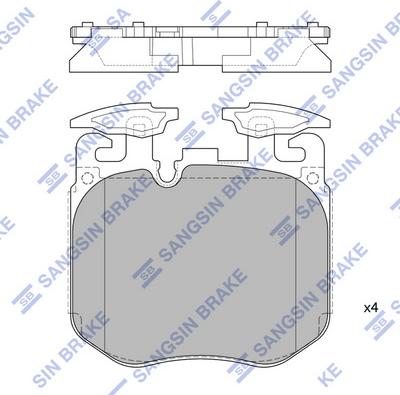 Hi-Q SP4174 - Set placute frana,frana disc aaoparts.ro