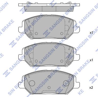 Hi-Q SP4242 - Set placute frana,frana disc aaoparts.ro