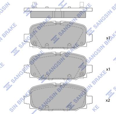 Hi-Q SP4283 - Set placute frana,frana disc aaoparts.ro