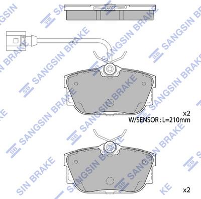 Hi-Q SP1984A - Set placute frana,frana disc aaoparts.ro