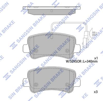 Hi-Q SP1971 - Set placute frana,frana disc aaoparts.ro