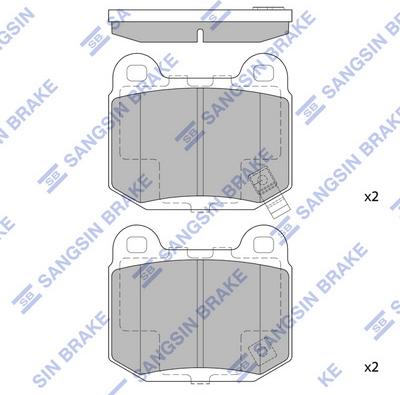 Hi-Q SP1495 - Set placute frana,frana disc aaoparts.ro