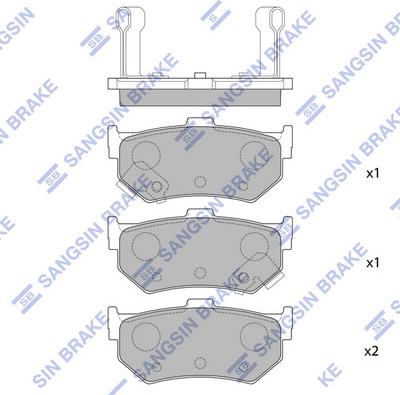 Hi-Q SP1469 - Set placute frana,frana disc aaoparts.ro