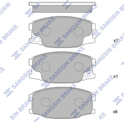 Hi-Q SP1485 - Set placute frana,frana disc aaoparts.ro