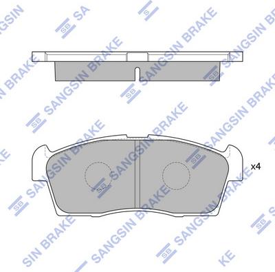 Hi-Q SP1592 - Set placute frana,frana disc aaoparts.ro