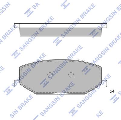 Hi-Q SP1540 - Set placute frana,frana disc aaoparts.ro
