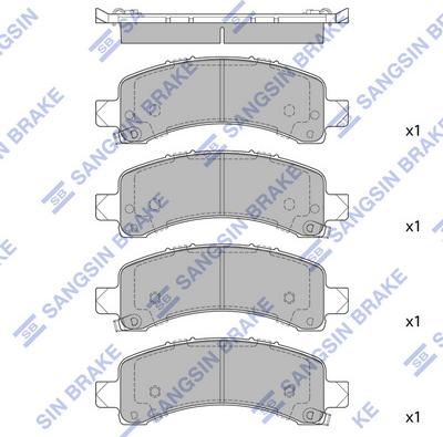Hi-Q SP1558A - Set placute frana,frana disc aaoparts.ro
