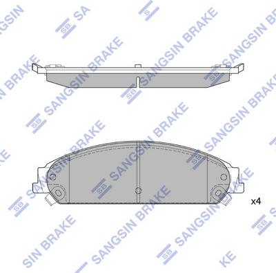 Hi-Q SP1509 - Set placute frana,frana disc aaoparts.ro