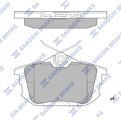 Hi-Q SP1531 - Set placute frana,frana disc aaoparts.ro