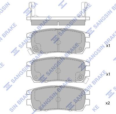 Hi-Q SP1538 - Set placute frana,frana disc aaoparts.ro
