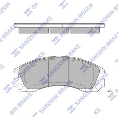 Hi-Q SP1523 - Set placute frana,frana disc aaoparts.ro