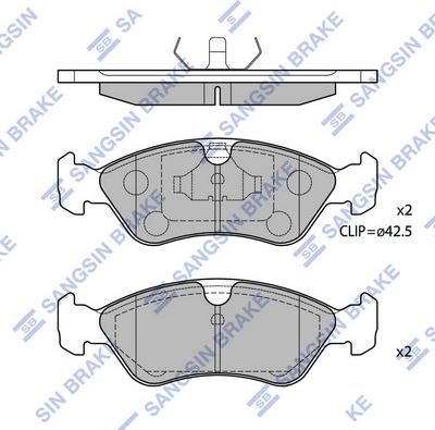 Hi-Q SP1078 - Set placute frana,frana disc aaoparts.ro