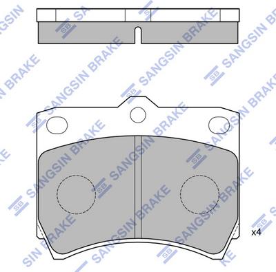 Hi-Q SP1073 - Set placute frana,frana disc aaoparts.ro