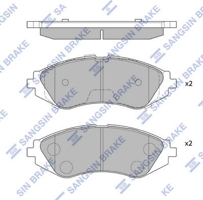 Hi-Q SP1077 - Set placute frana,frana disc aaoparts.ro
