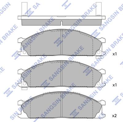 Hi-Q SP1140 - Set placute frana,frana disc aaoparts.ro