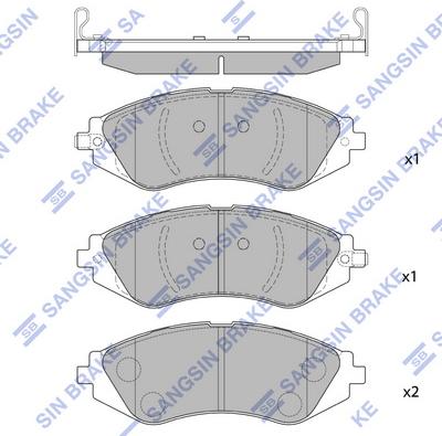 Hi-Q SP1159 - Set placute frana,frana disc aaoparts.ro