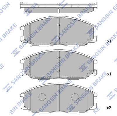 Hi-Q SP1171 - Set placute frana,frana disc aaoparts.ro