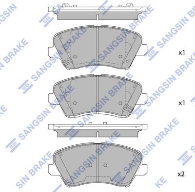 Hi-Q SP1842 - Set placute frana,frana disc aaoparts.ro