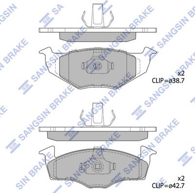 Hi-Q SP1857 - Set placute frana,frana disc aaoparts.ro