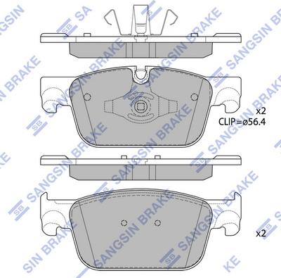 Hi-Q SP1867 - Set placute frana,frana disc aaoparts.ro
