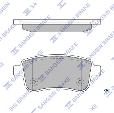 Hi-Q SP1839 - Set placute frana,frana disc aaoparts.ro