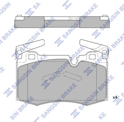 Hi-Q SP1838 - Set placute frana,frana disc aaoparts.ro
