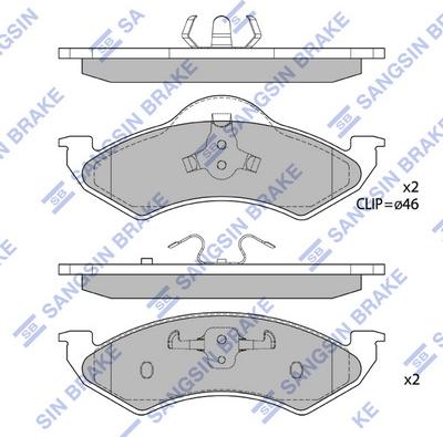 Hi-Q SP1310 - Set placute frana,frana disc aaoparts.ro