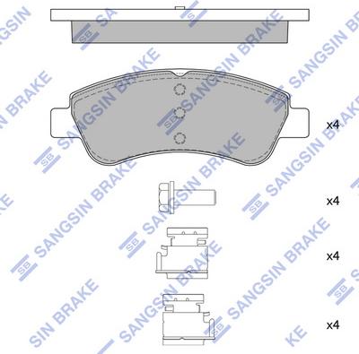 Hi-Q SP1241 - Set placute frana,frana disc aaoparts.ro