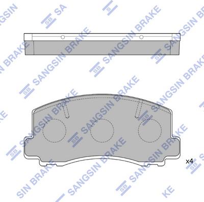 Hi-Q SP1211 - Set placute frana,frana disc aaoparts.ro