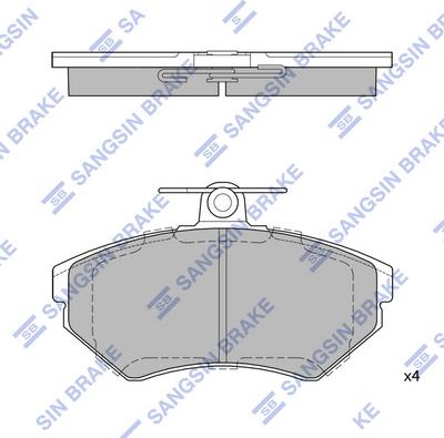Hi-Q SP1708 - Set placute frana,frana disc aaoparts.ro