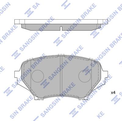Hi-Q SP1770 - Set placute frana,frana disc aaoparts.ro